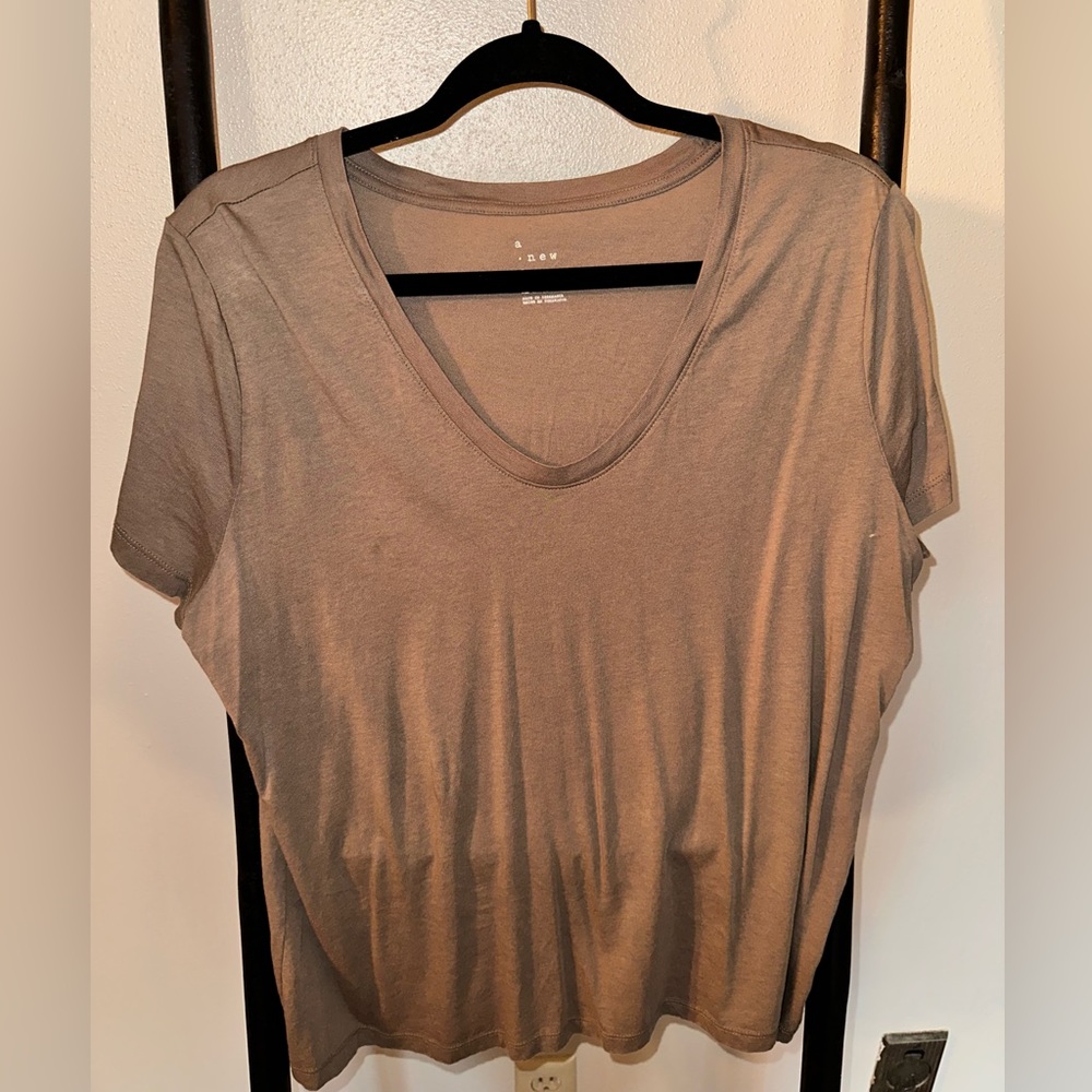 V neck womens top
